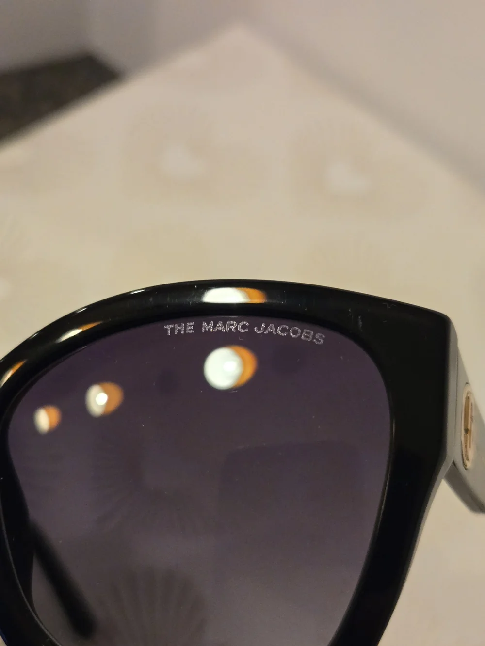 Marc Jacobs Women's Black Cat-Eye Sunglasses - Black